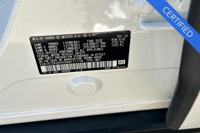 2022 Honda HR-V EX