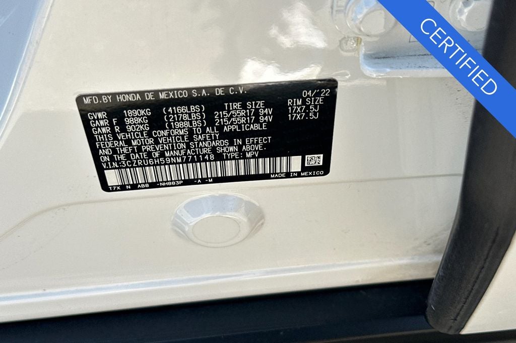 2022 Honda HR-V EX