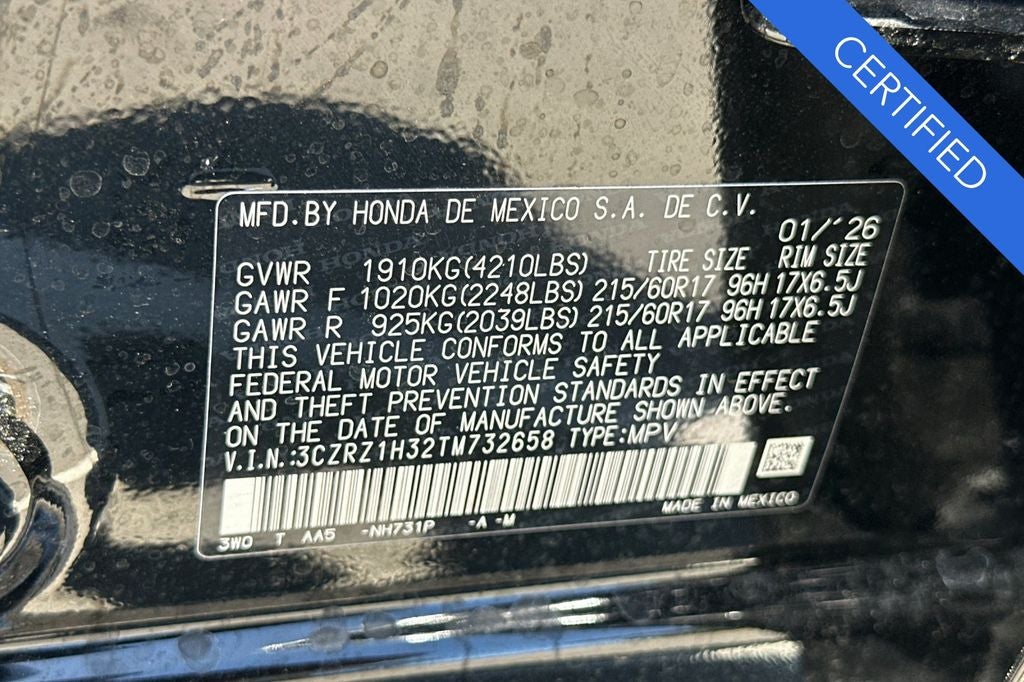 2026 Honda HR-V LX