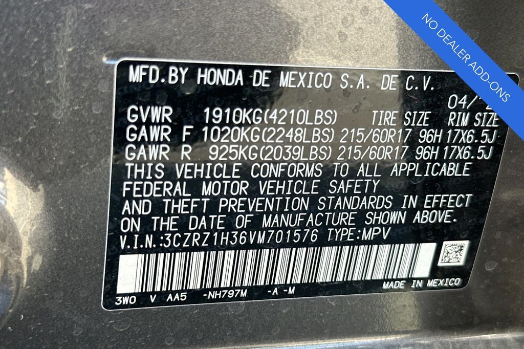 2027 Honda HR-V LX