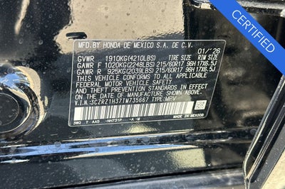 2026 Honda HR-V LX