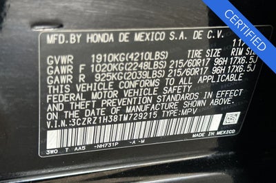 2026 Honda HR-V LX