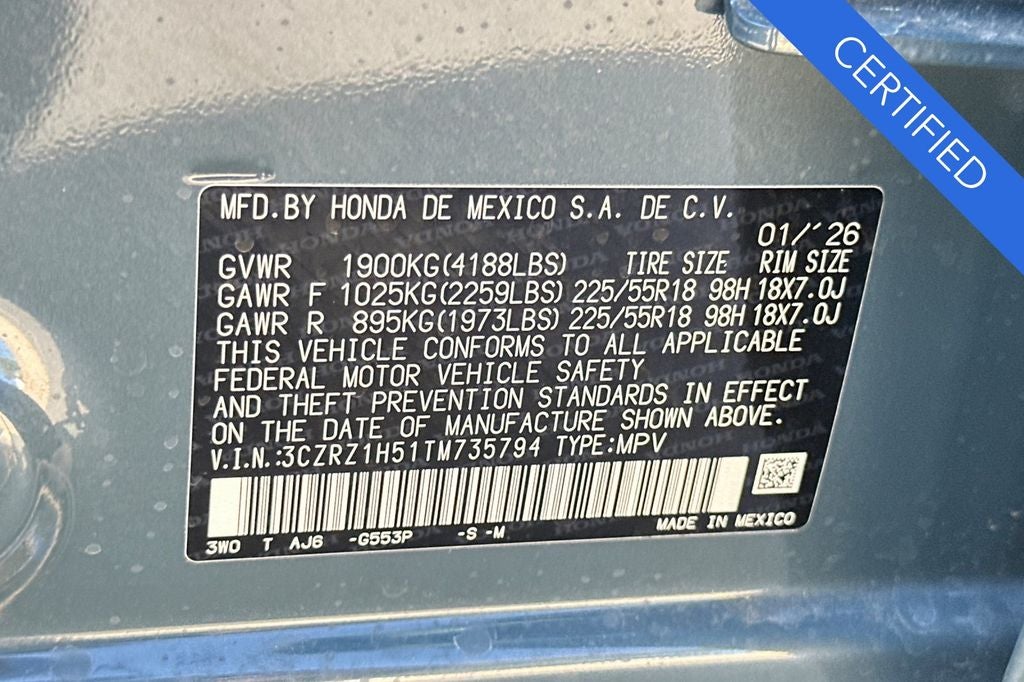 2026 Honda HR-V Sport