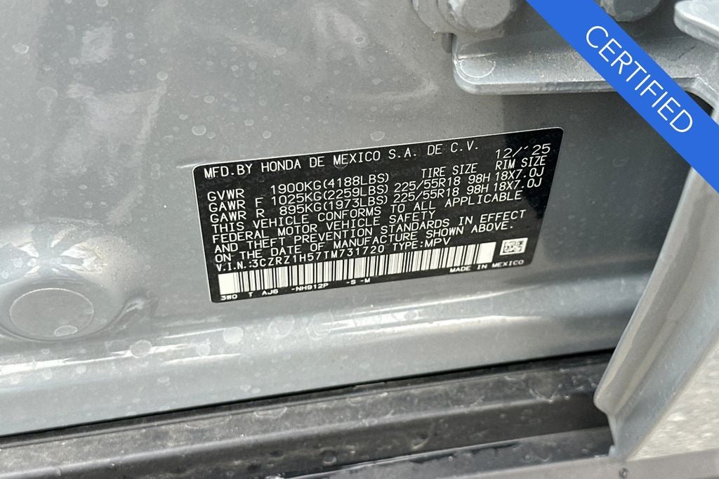 2026 Honda HR-V Sport