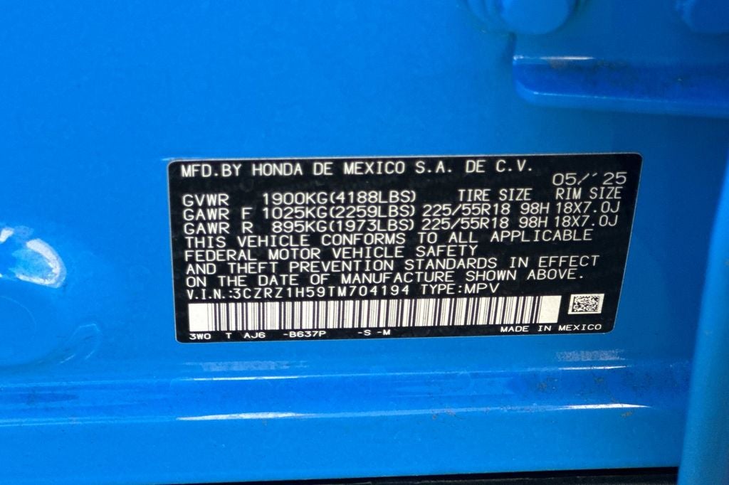 2026 Honda HR-V Sport