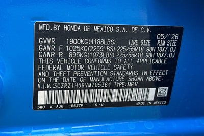 2027 Honda HR-V Sport