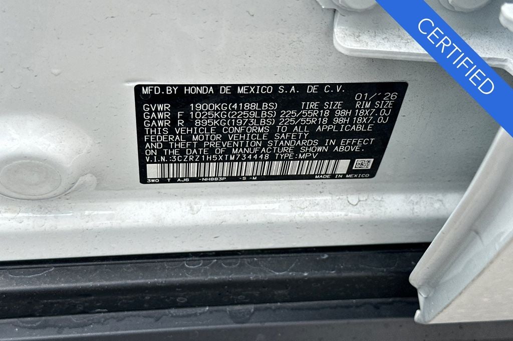 2026 Honda HR-V Sport