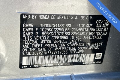 2027 Honda HR-V EX-L