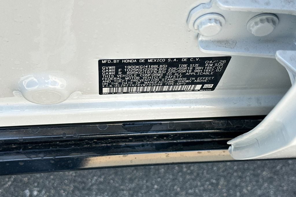 2027 Honda HR-V EX-L