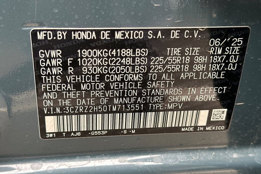 2026 Honda HR-V Sport