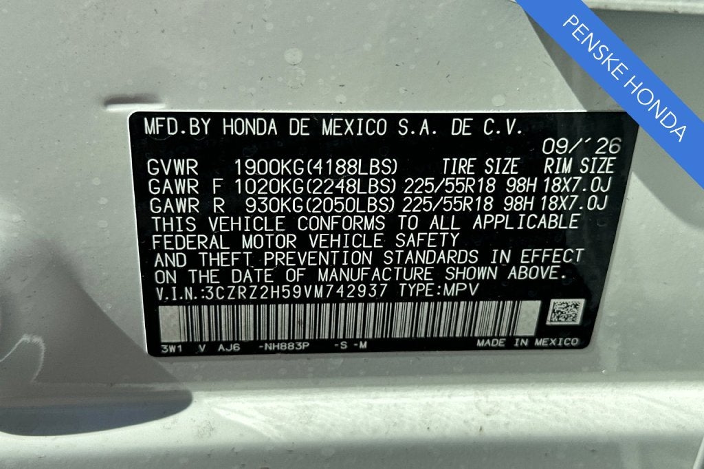 2027 Honda HR-V Sport