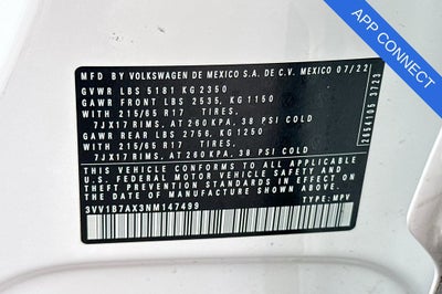 2022 Volkswagen Tiguan 2.0T S