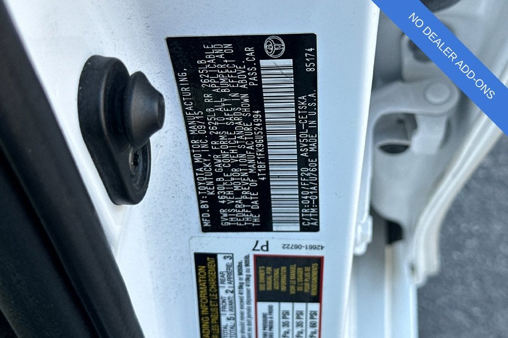 2016 Toyota Camry SE
