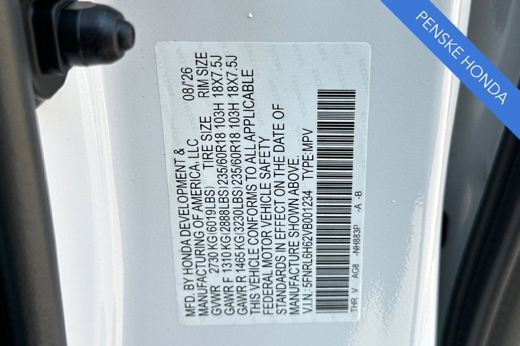 2027 Honda Odyssey EX-L