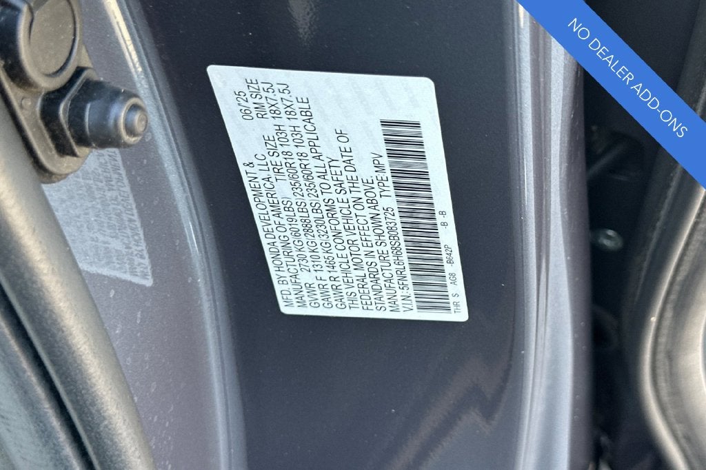 2025 Honda Odyssey EX-L