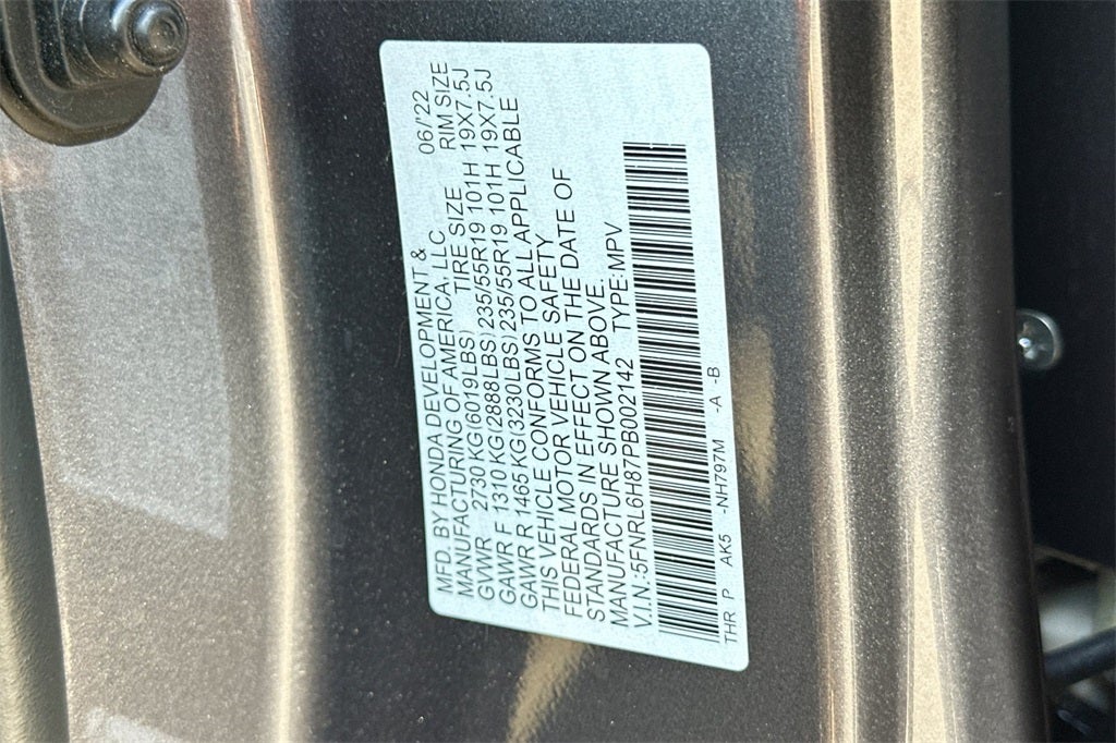 2023 Honda Odyssey Touring