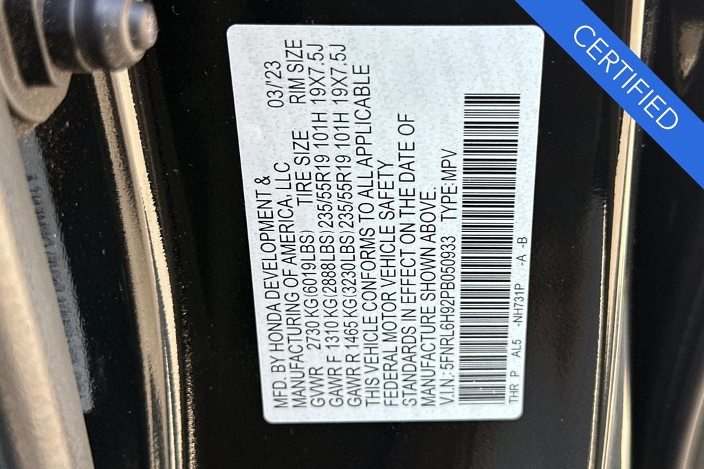 2023 Honda Odyssey Elite