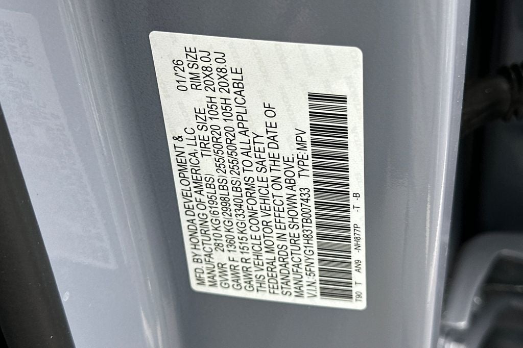 2026 Honda Pilot Elite