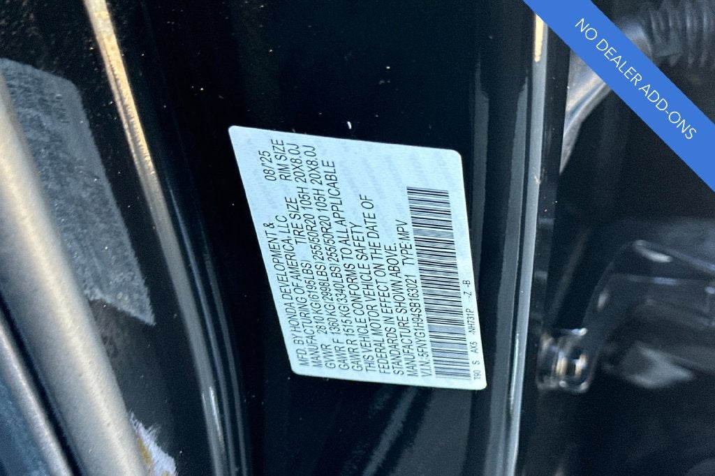 2025 Honda Pilot Black Edition
