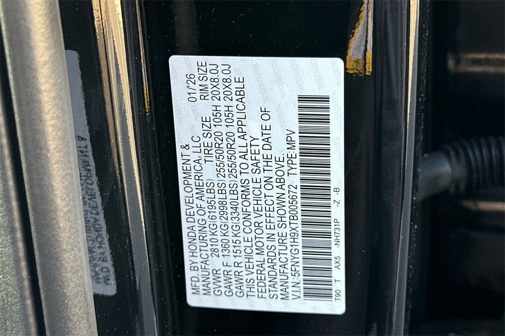 2026 Honda Pilot Black Edition