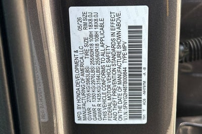2026 Honda Pilot EX-L