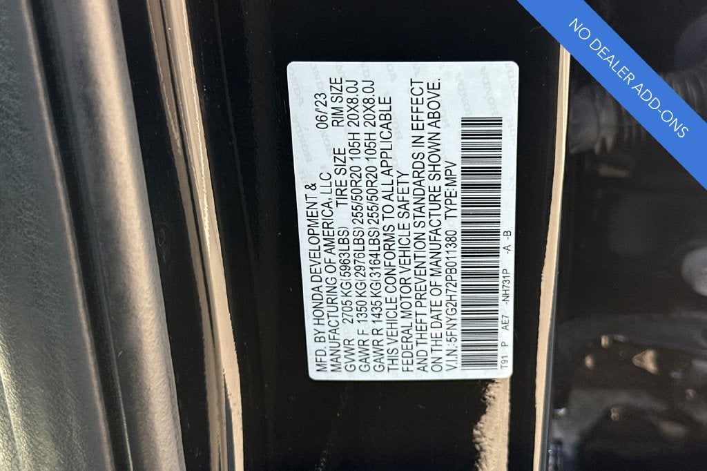 2023 Honda Pilot Touring