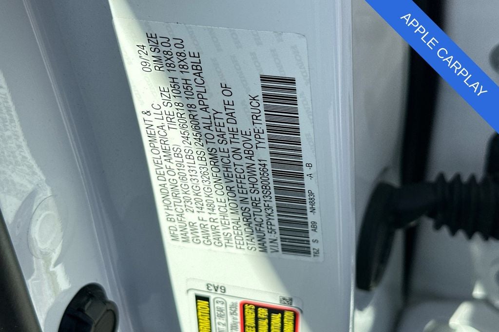 2025 Honda Ridgeline Sport