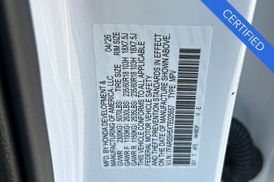 2026 Honda CR-V Hybrid Sport