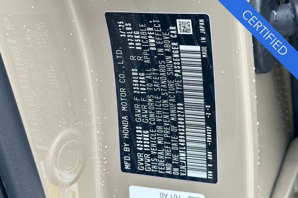 2025 Honda Civic Hybrid Sport Touring