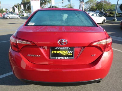 2017 Toyota COROLLA LE