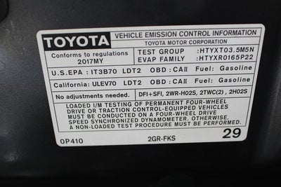 2017 Toyota Tacoma TRD Sport