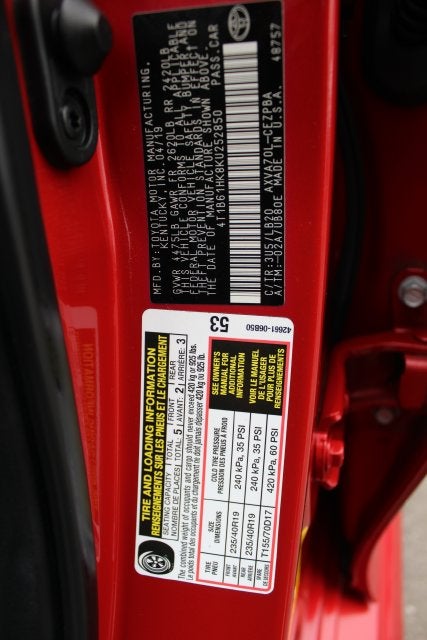2019 Toyota Camry XSE