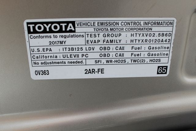 2017 Toyota Camry Base