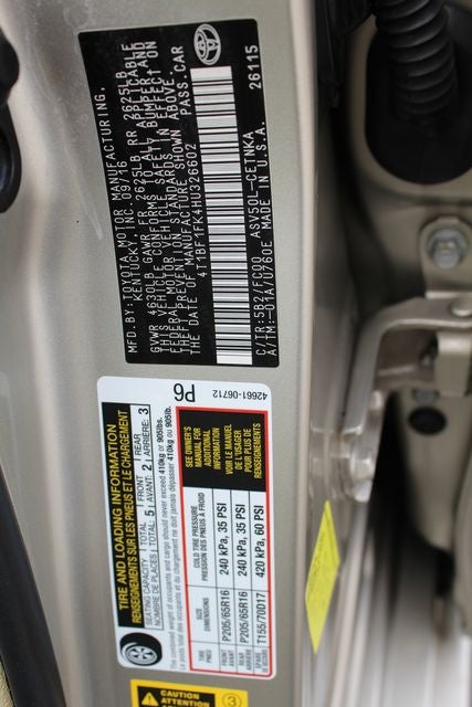 2017 Toyota Camry Base