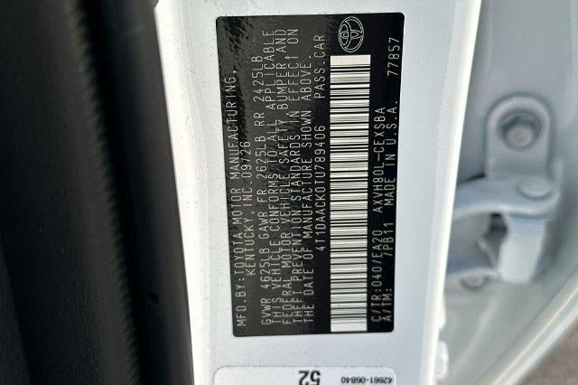 2026 Toyota Camry SE