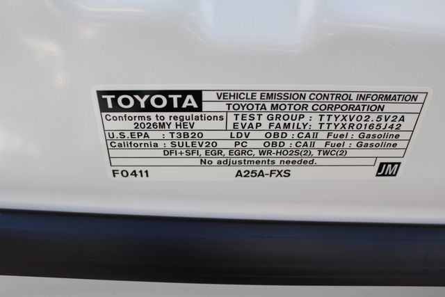 2026 Toyota Camry SE