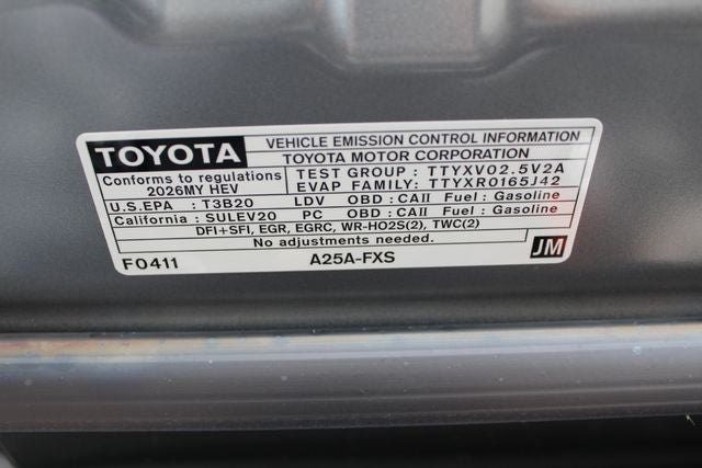 2026 Toyota CAMRY SE