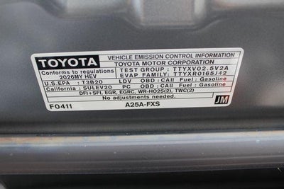 2026 Toyota CAMRY SE