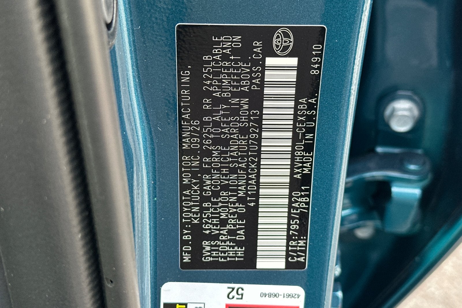 2026 Toyota Camry SE
