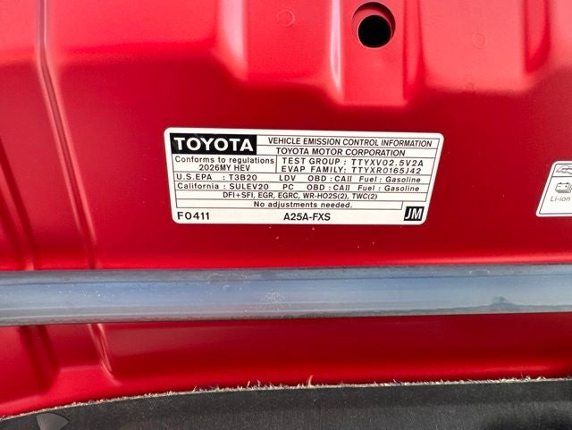 2026 Toyota CAMRY SE