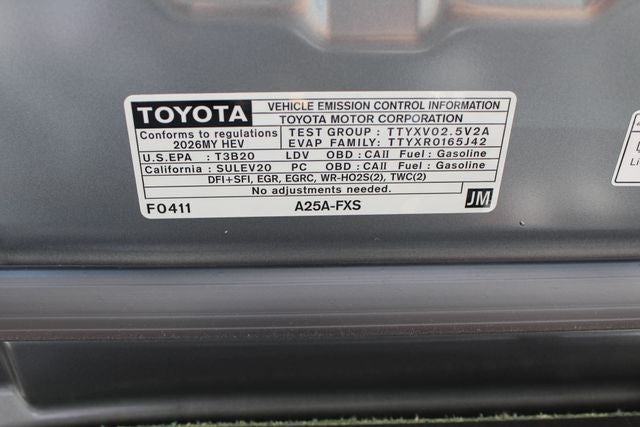 2026 Toyota CAMRY SE