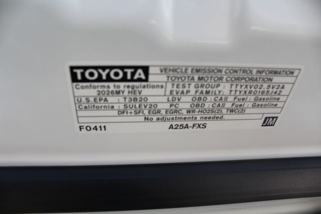 2026 Toyota Camry LE
