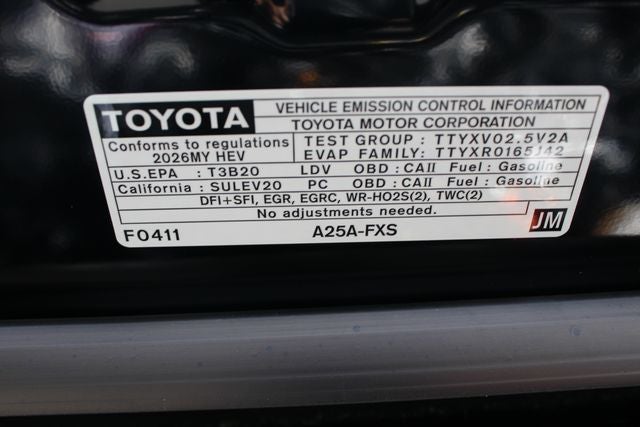 2026 Toyota CAMRY SE