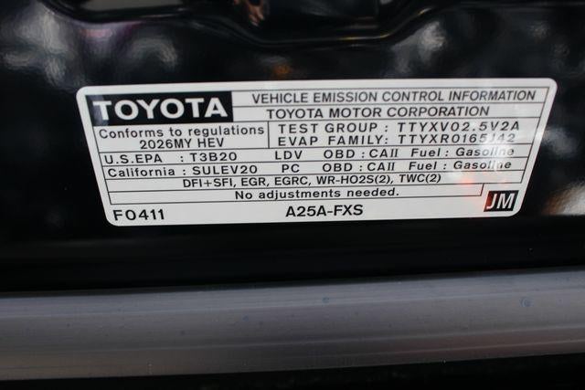 2026 Toyota CAMRY SE