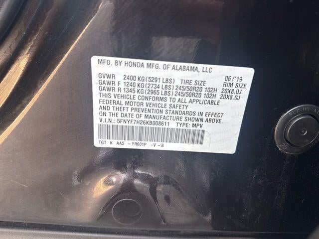 2019 Honda Passport Sport