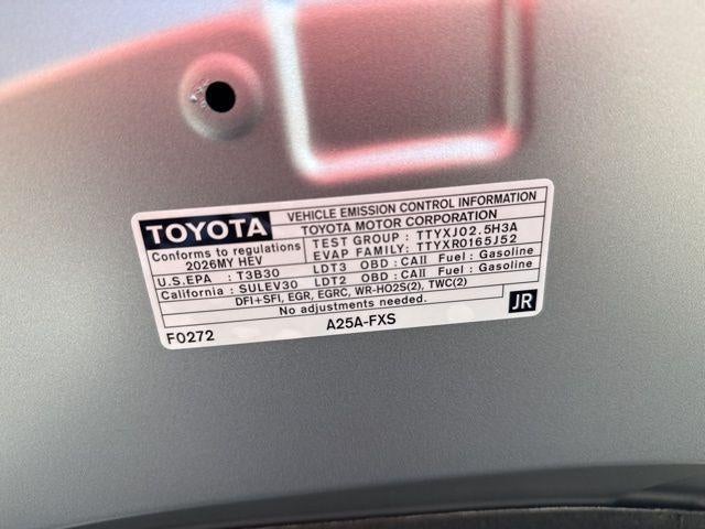 2026 Toyota GRAND HIGHLANDER HEV XLE
