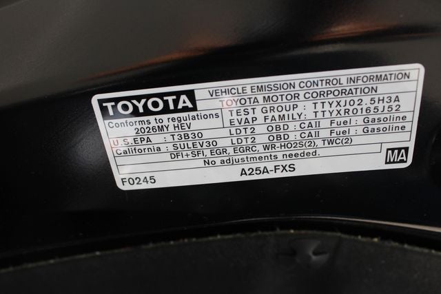 2026 Toyota Highlander Hybrid Hybrid Platinum