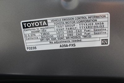 2026 Toyota Sienna XLE 8 Passenger