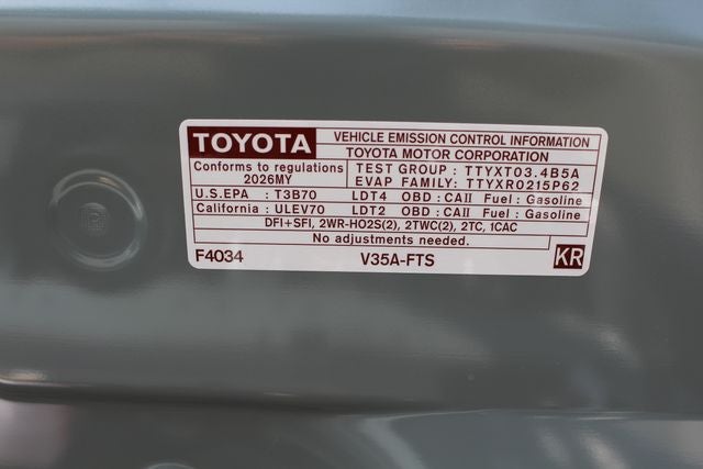 2026 Toyota Tundra SR5