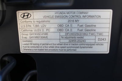 2016 Hyundai Santa Fe Sport 2.4 Base